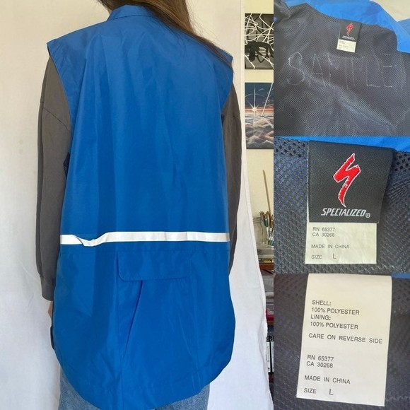 Specialized Blue Athletic Vest - Picture 4 of 4